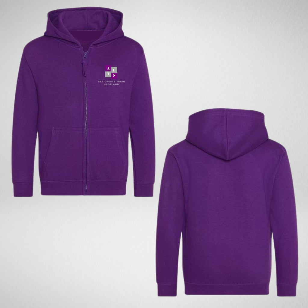 ACT Scotland Embroidered Zipped Hoodie
