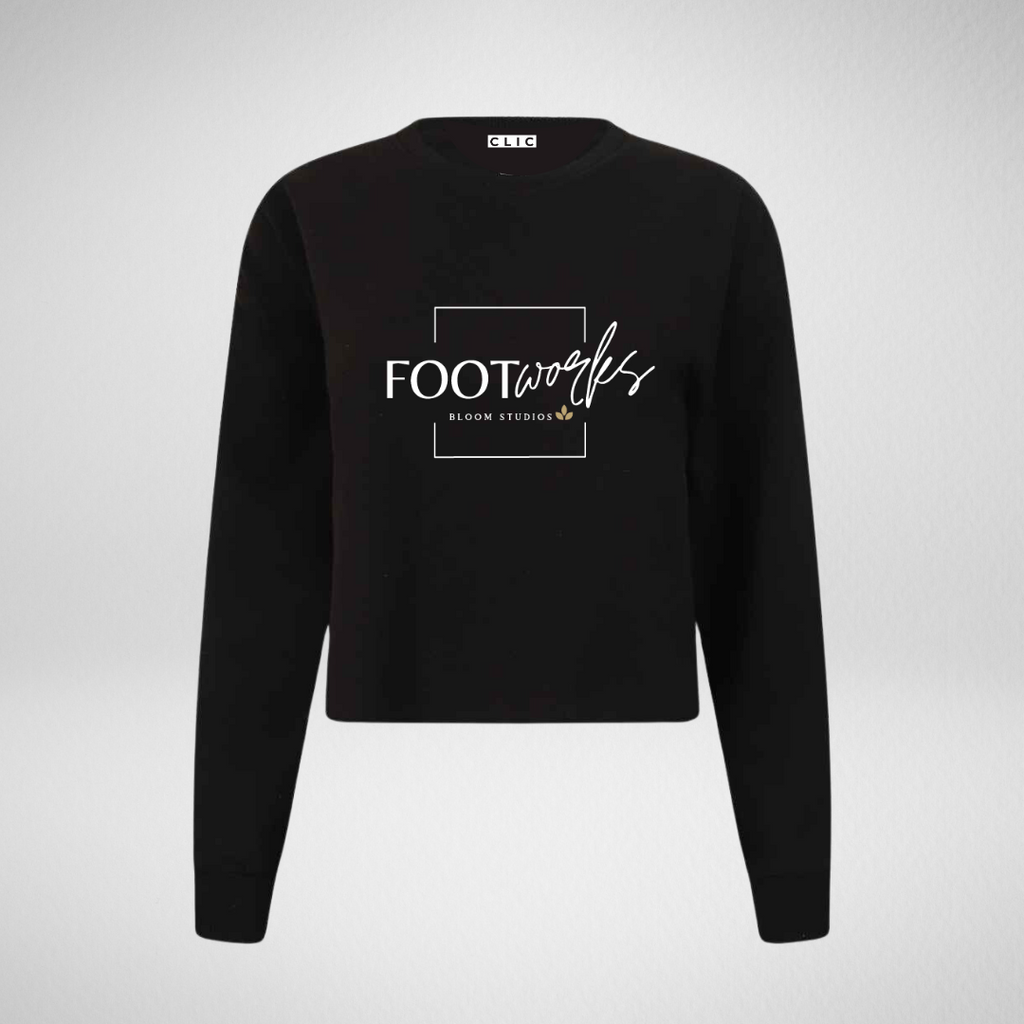 Footworks Bloom Studios Cropped Sweatshirt