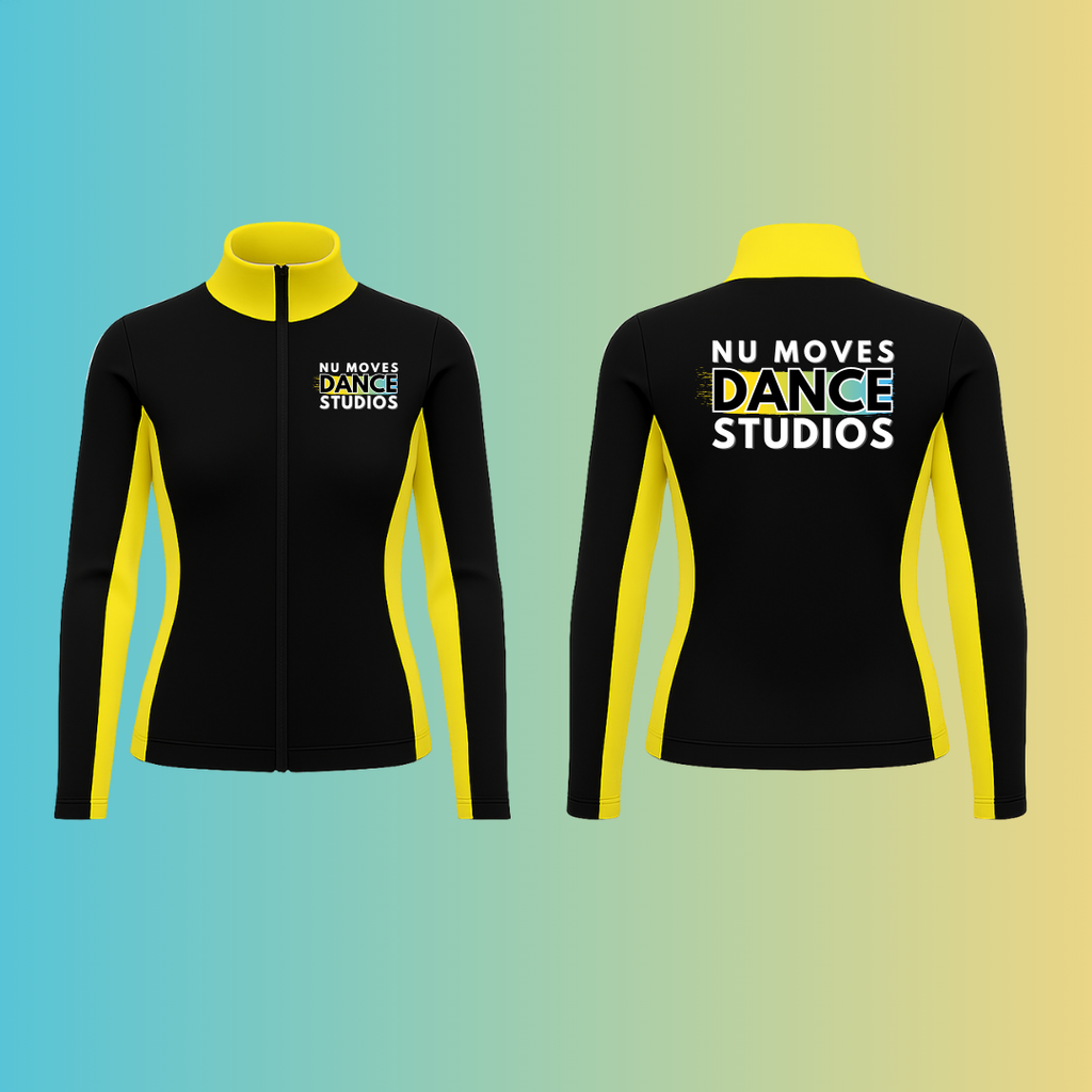 Nu Moves Dance Studios Panelled Training Zip Jacket