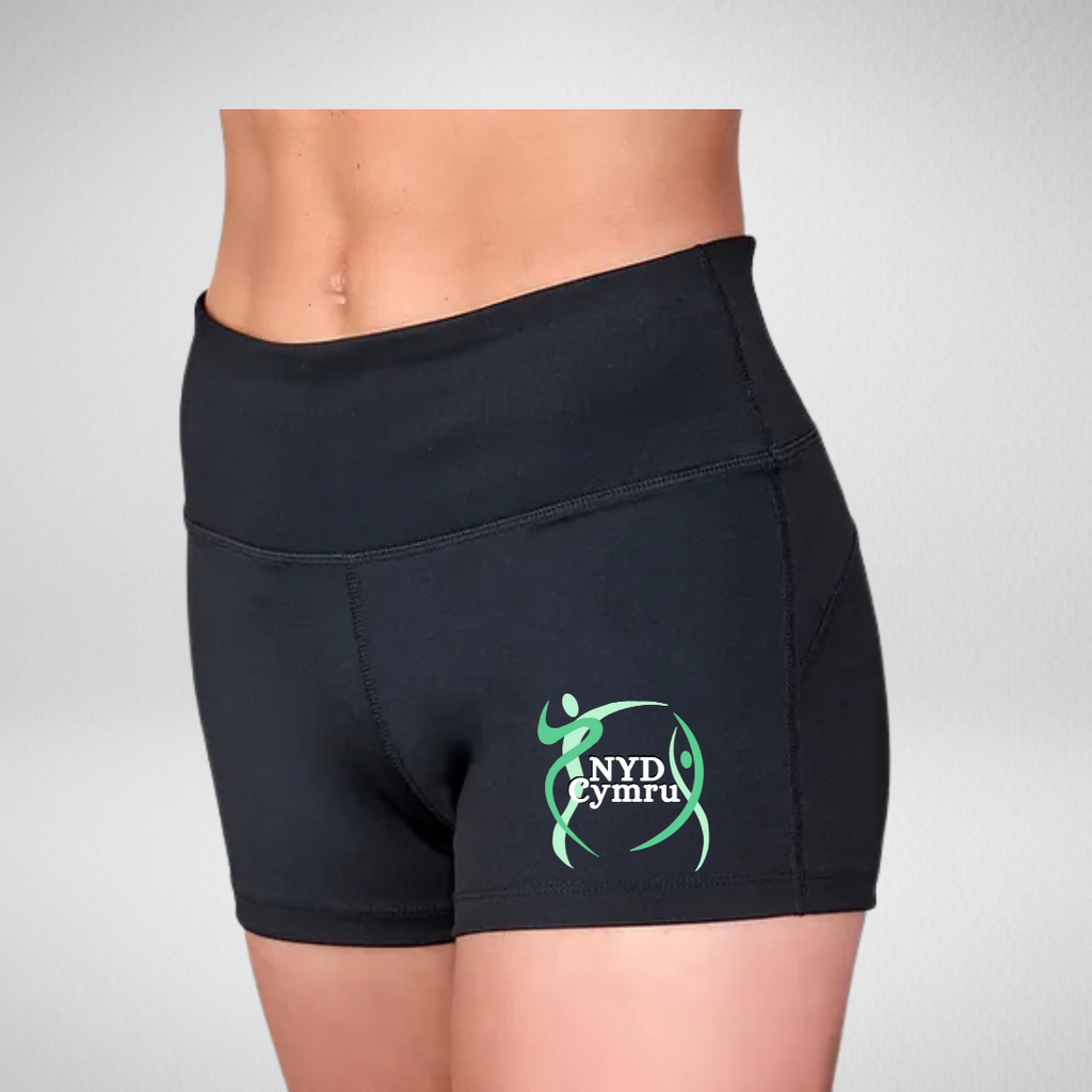 NYD Cymru High Waisted Dance Shorts