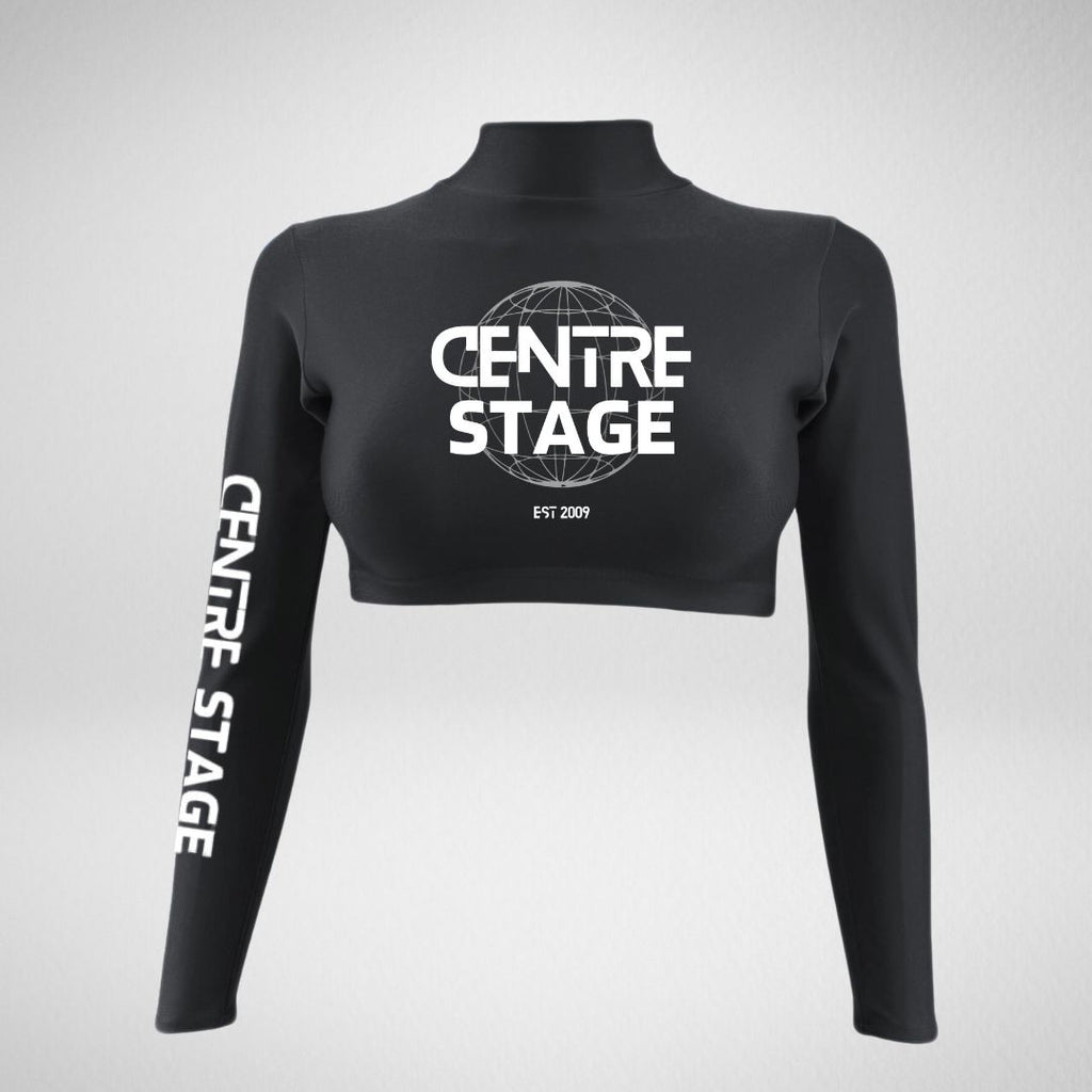 Centre Stage Academy Of Dance High Neck Crop Top