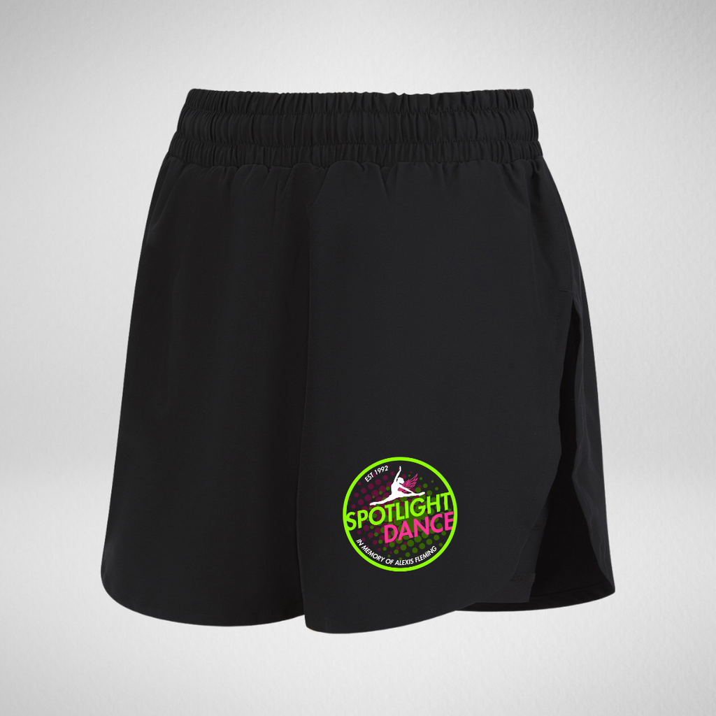 Spotlight Dance Double-Layer Shorts