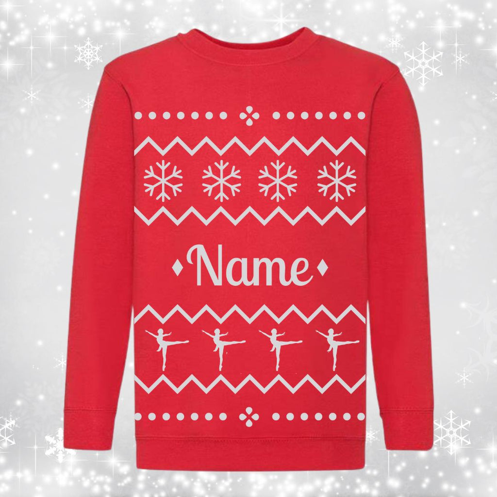 Personalised Christmas Dance Sweatshirt