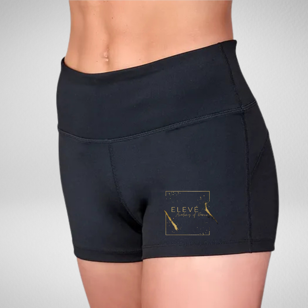 Elevé Academy Of Dance High Waisted Dance Shorts