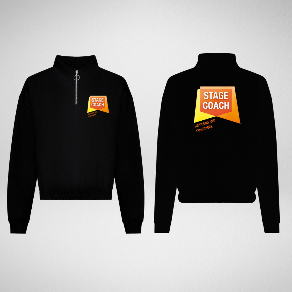 Stagecoach Cropped 1/4 Zip Sweatshirt