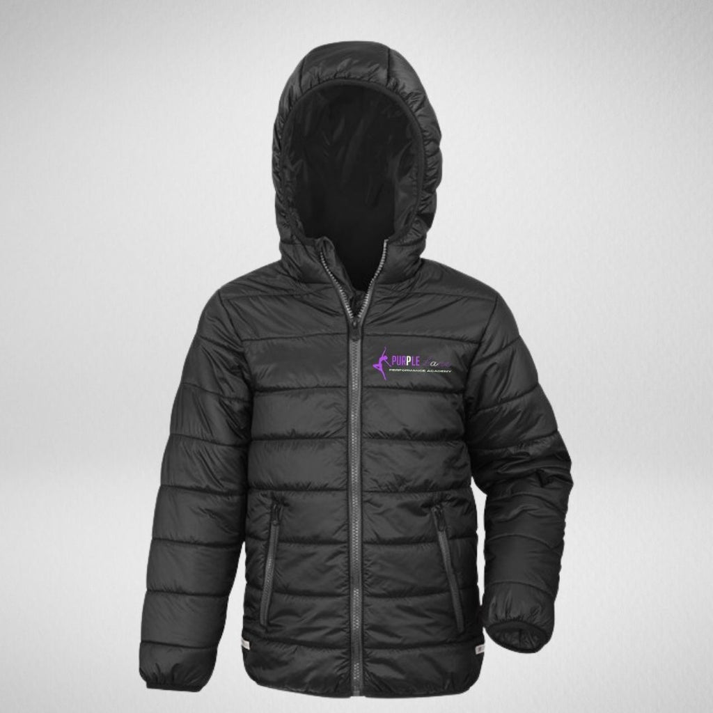 Purple Lance Performance Academy Kids Puffer Jacket