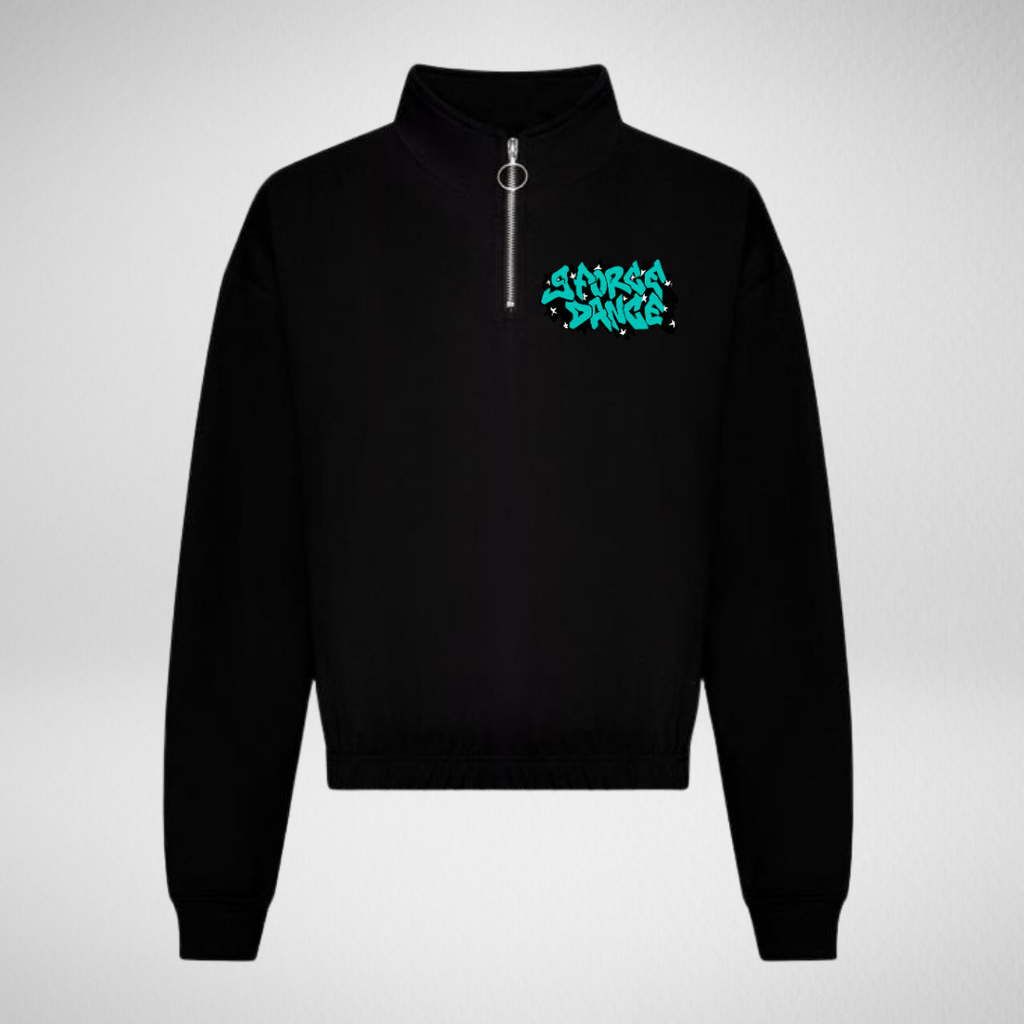 gForce Dance Cropped 1/4 Zip Sweatshirt