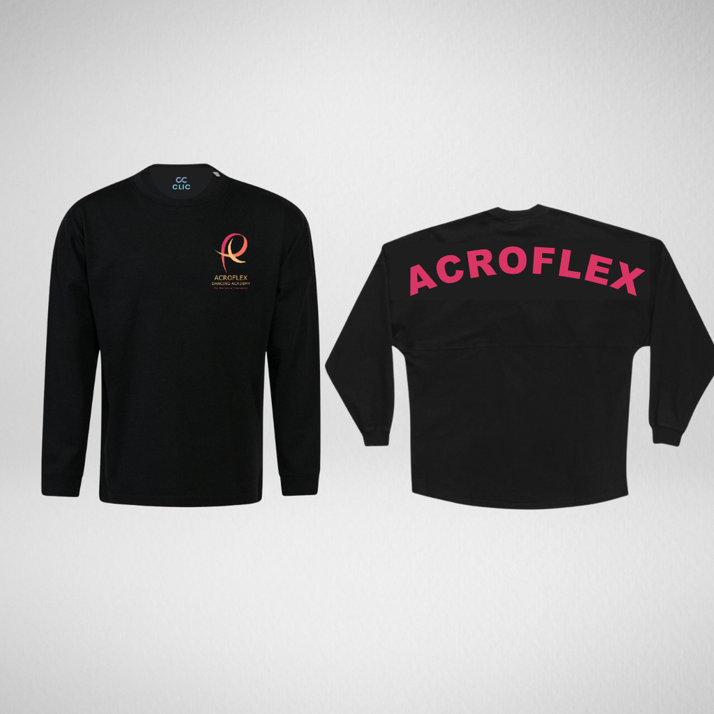 Acroflex Dancing Academy Drop Shoulder Top