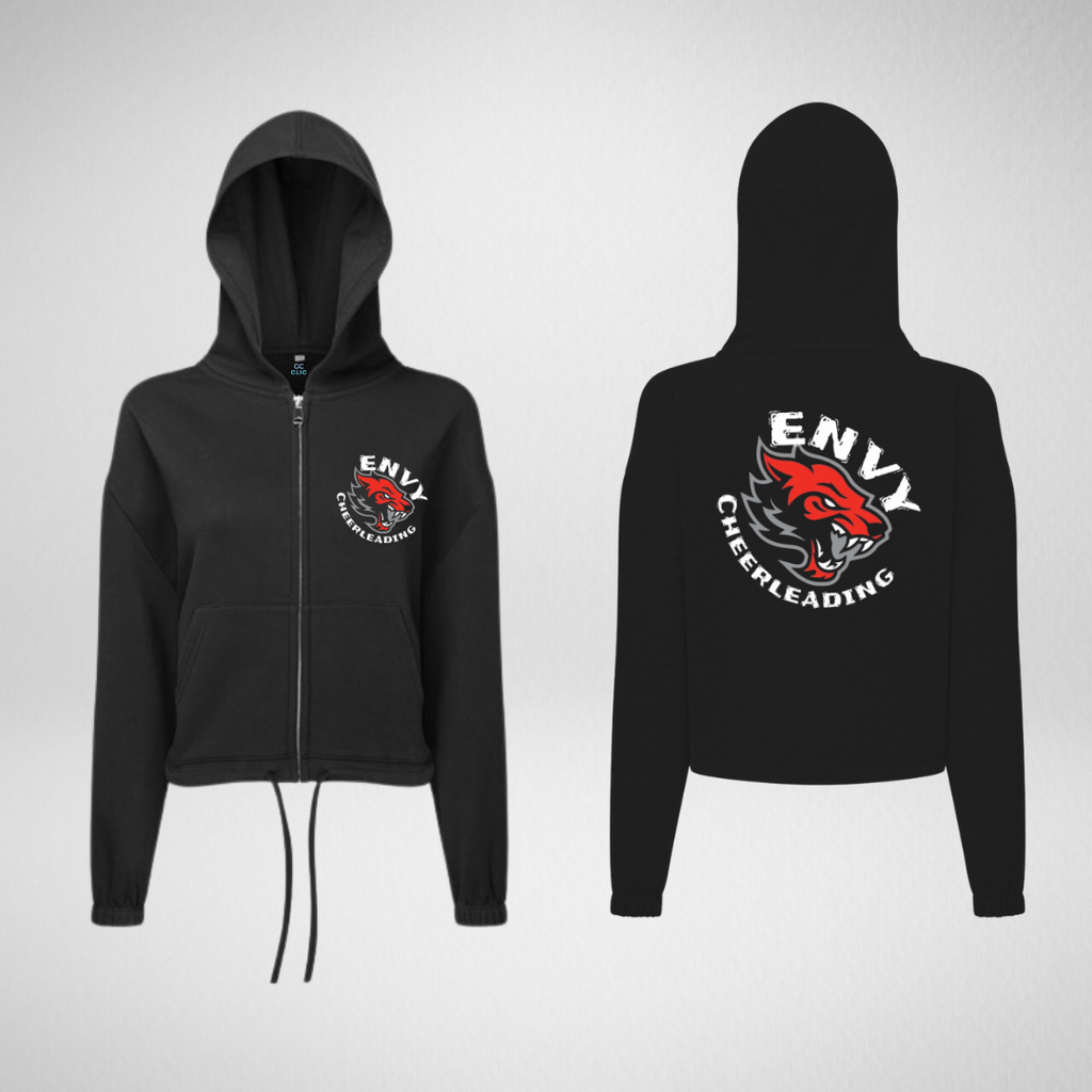 Envy Cheerleading Oversized Cropped Zip