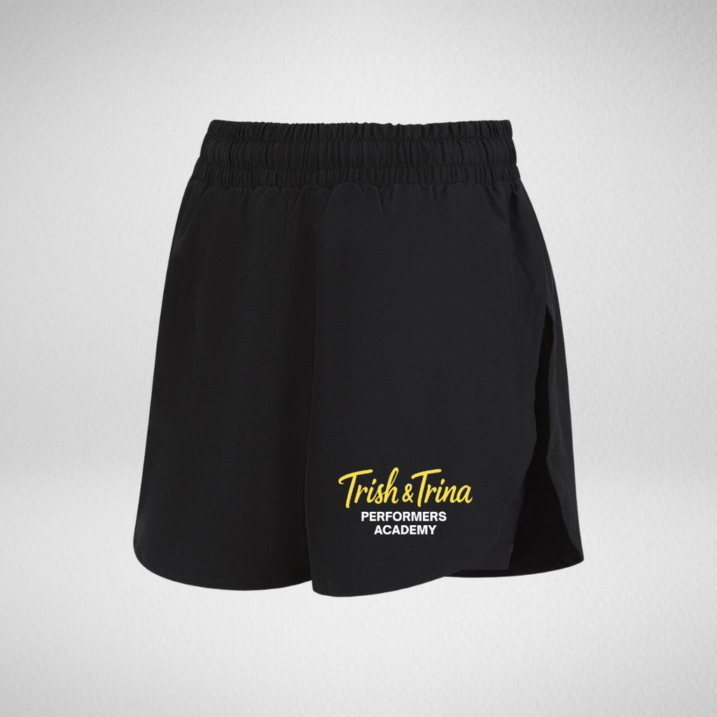 Trish & Trina Performers Academy Double-Layer Shorts