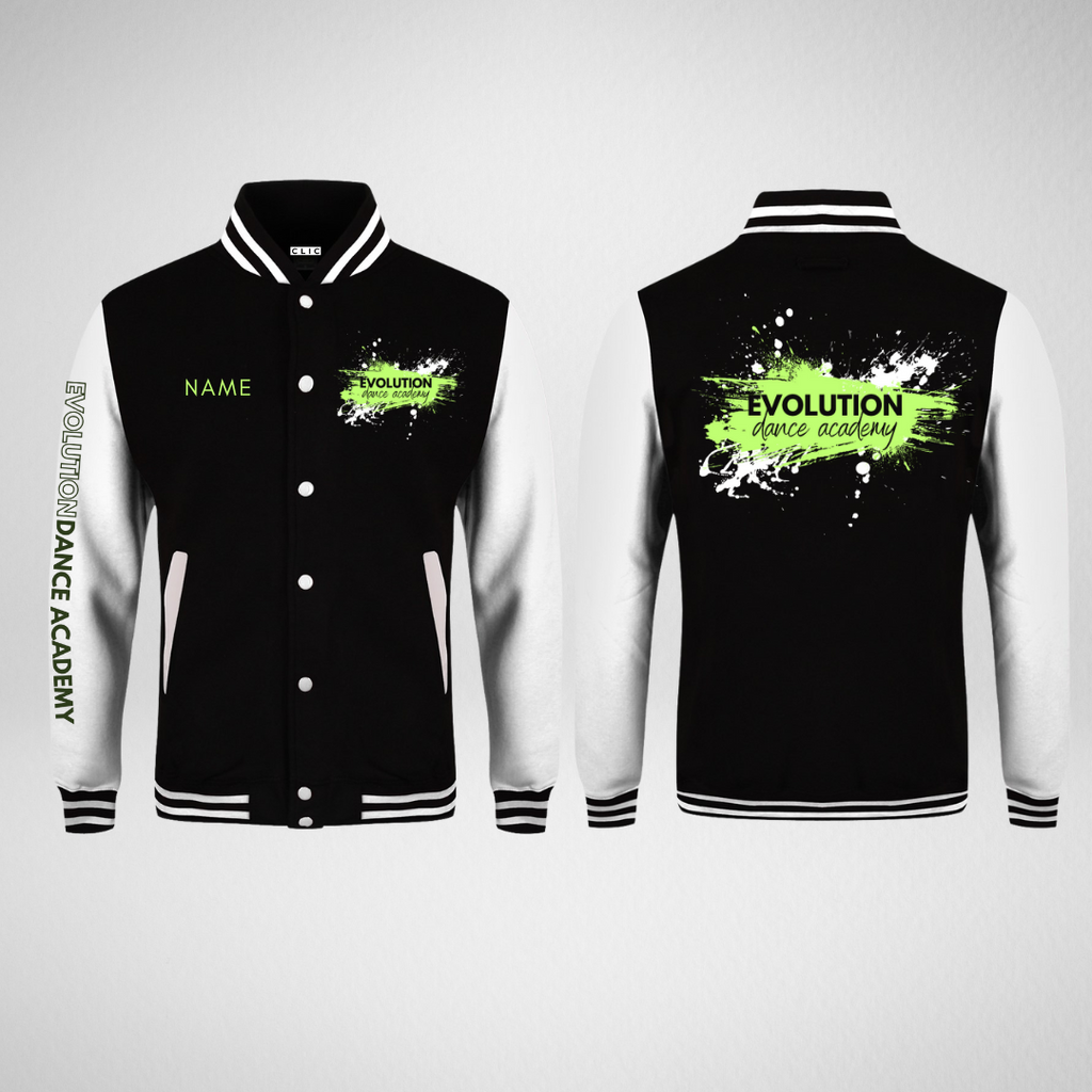 Evolution Dance Academy Varsity Jacket