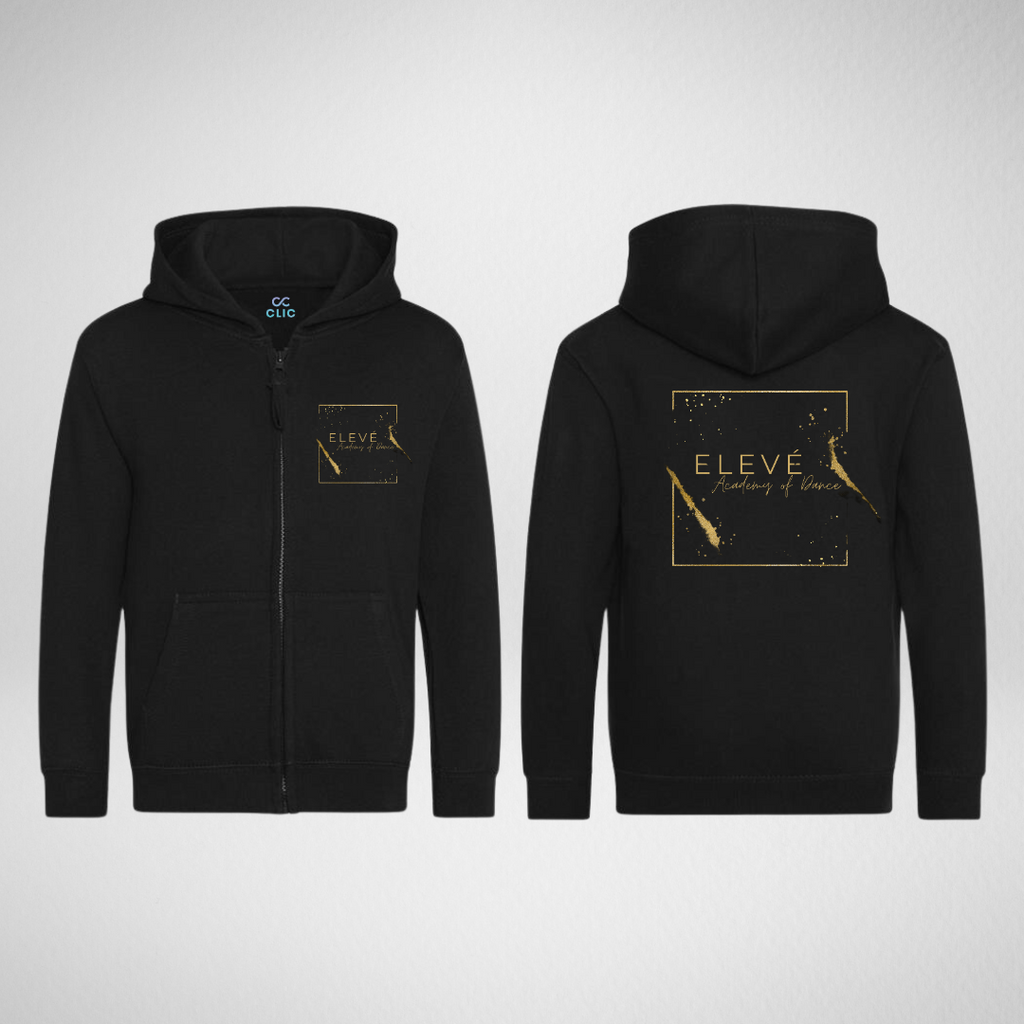 Elevé Academy Of Dance Zipped Hoodie