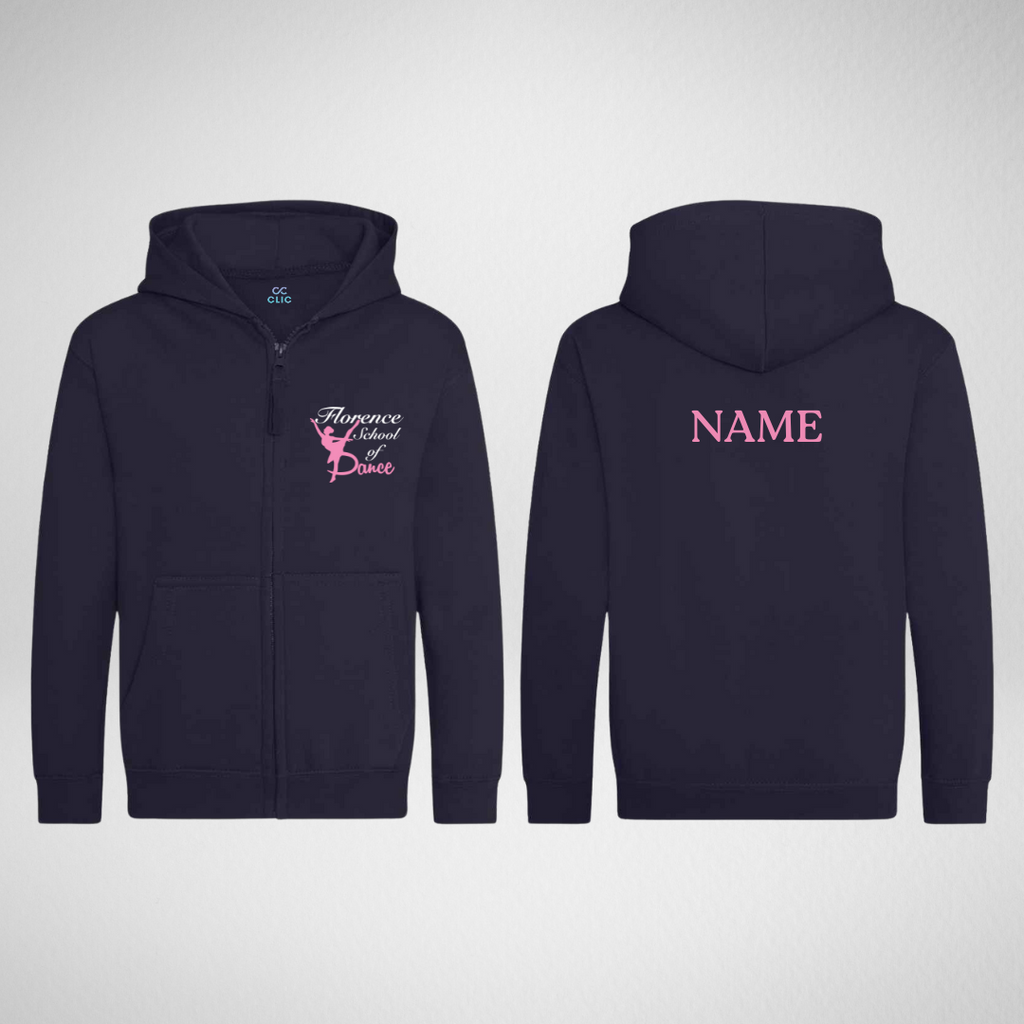 Florence School Of Dance Zipped Hoodie