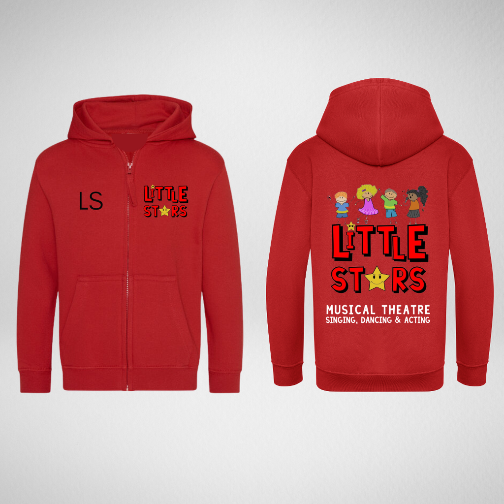 Little Stars Zipped Hoodie