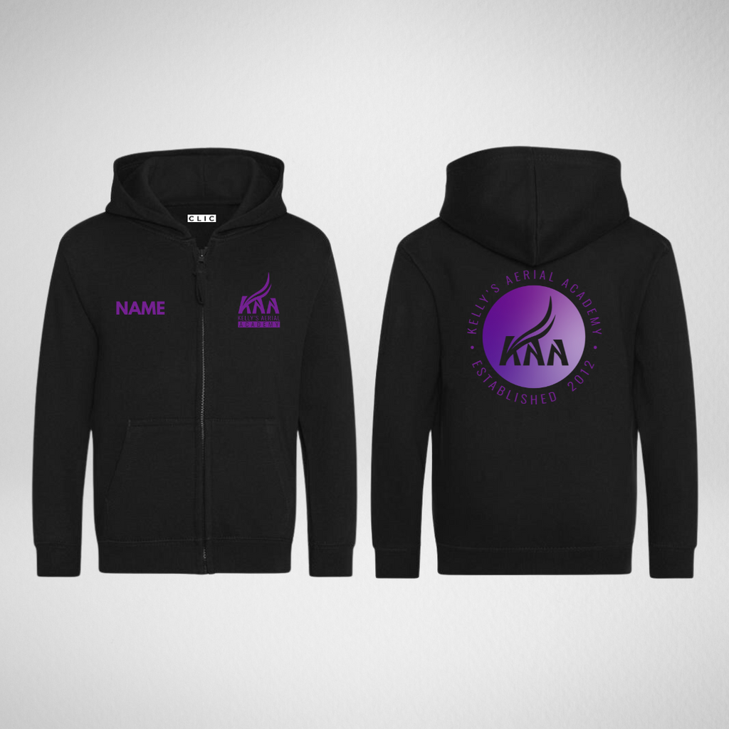 Kelly's Aerial Academy Zipped Hoodie