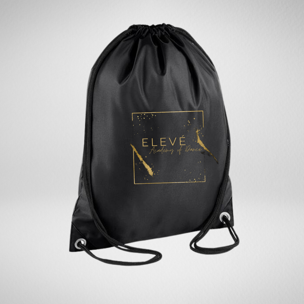 Elevé Academy Of Dance Drawstring Bag