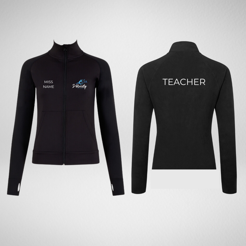 Velocity Dance Academy Full Zip Teacher Uniform Jacket