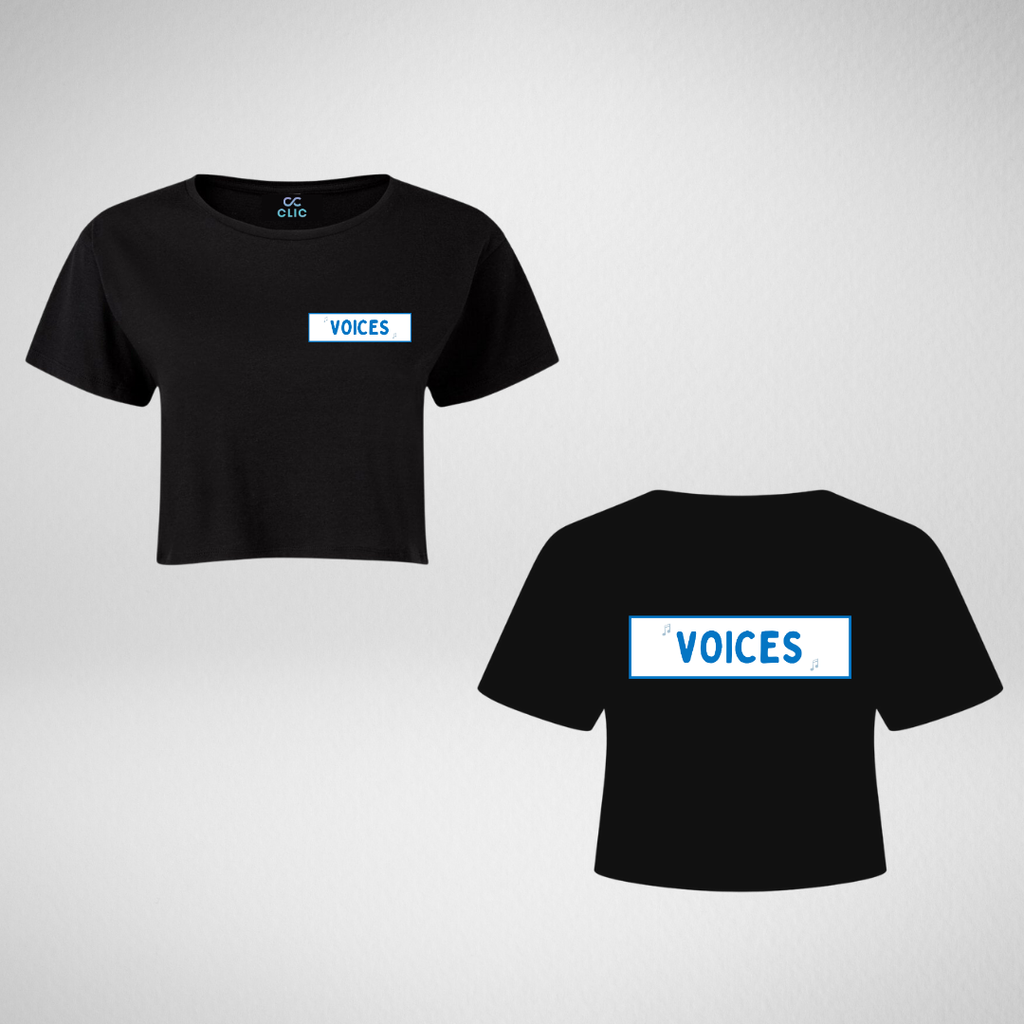 Voices Singing School Cropped T-Shirt