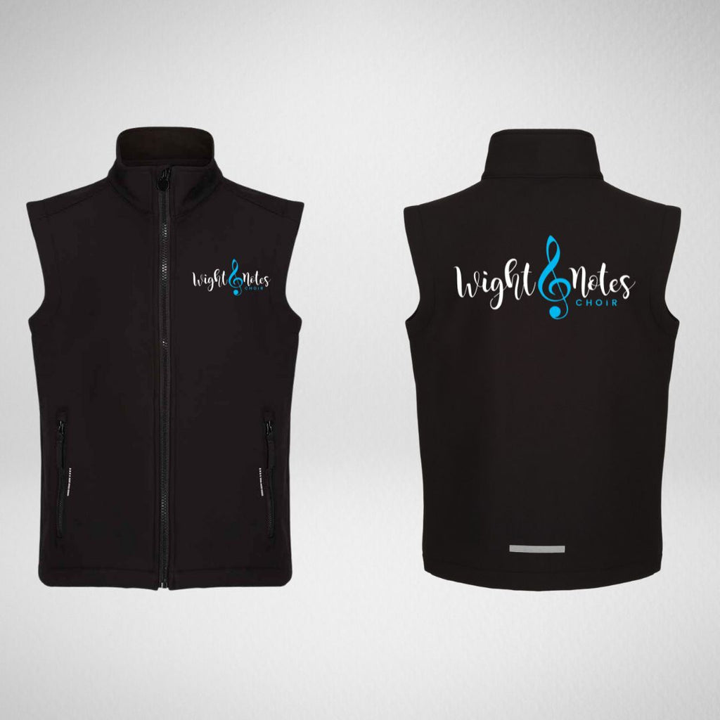 Wight Notes Choir Softshell Gilet