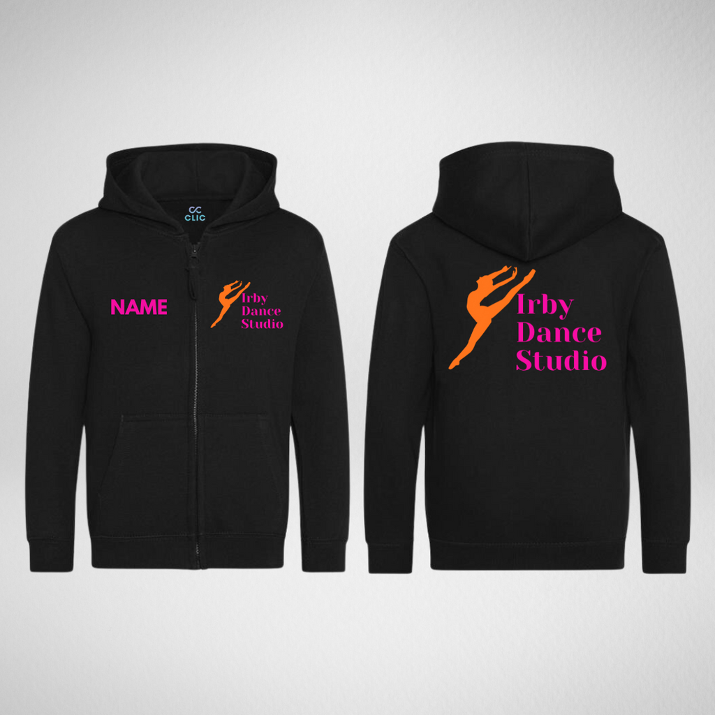 Irby Dance Studio Zipped Hoodie