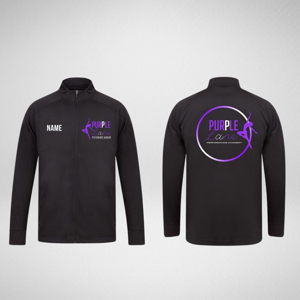 Purple Lance Performance Academy Zipped Team Jacket