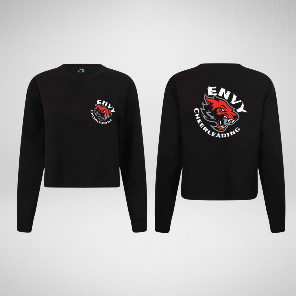Envy Cheerleading Cropped Sweatshirt