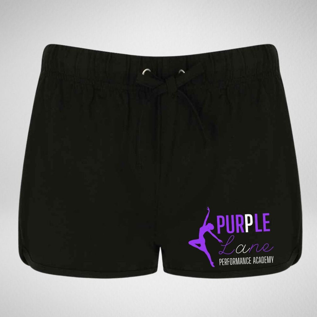 Purple Lane Performance Academy Retro Shorts