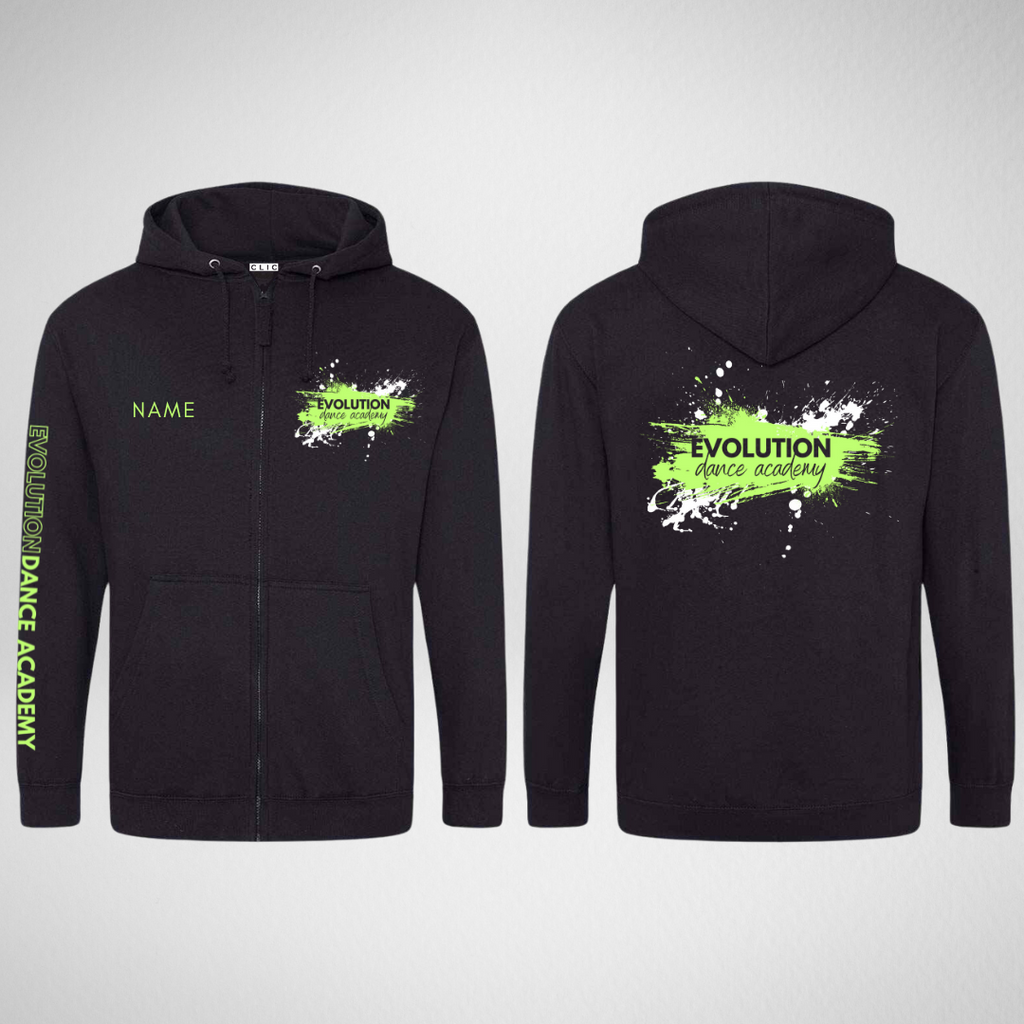 Evolution Dance Academy Zipped Hoodie