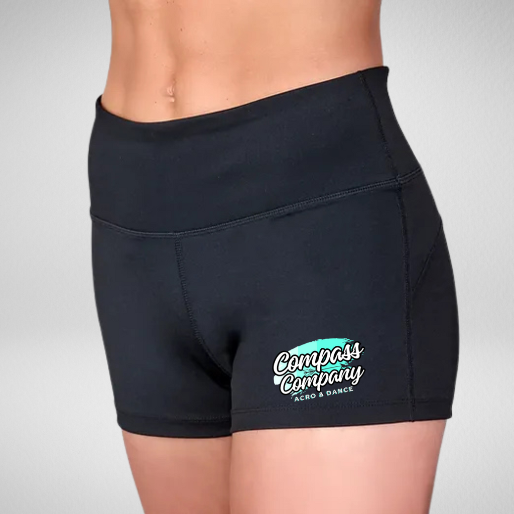 Compass Company Acro & Dance High Waisted Dance Shorts