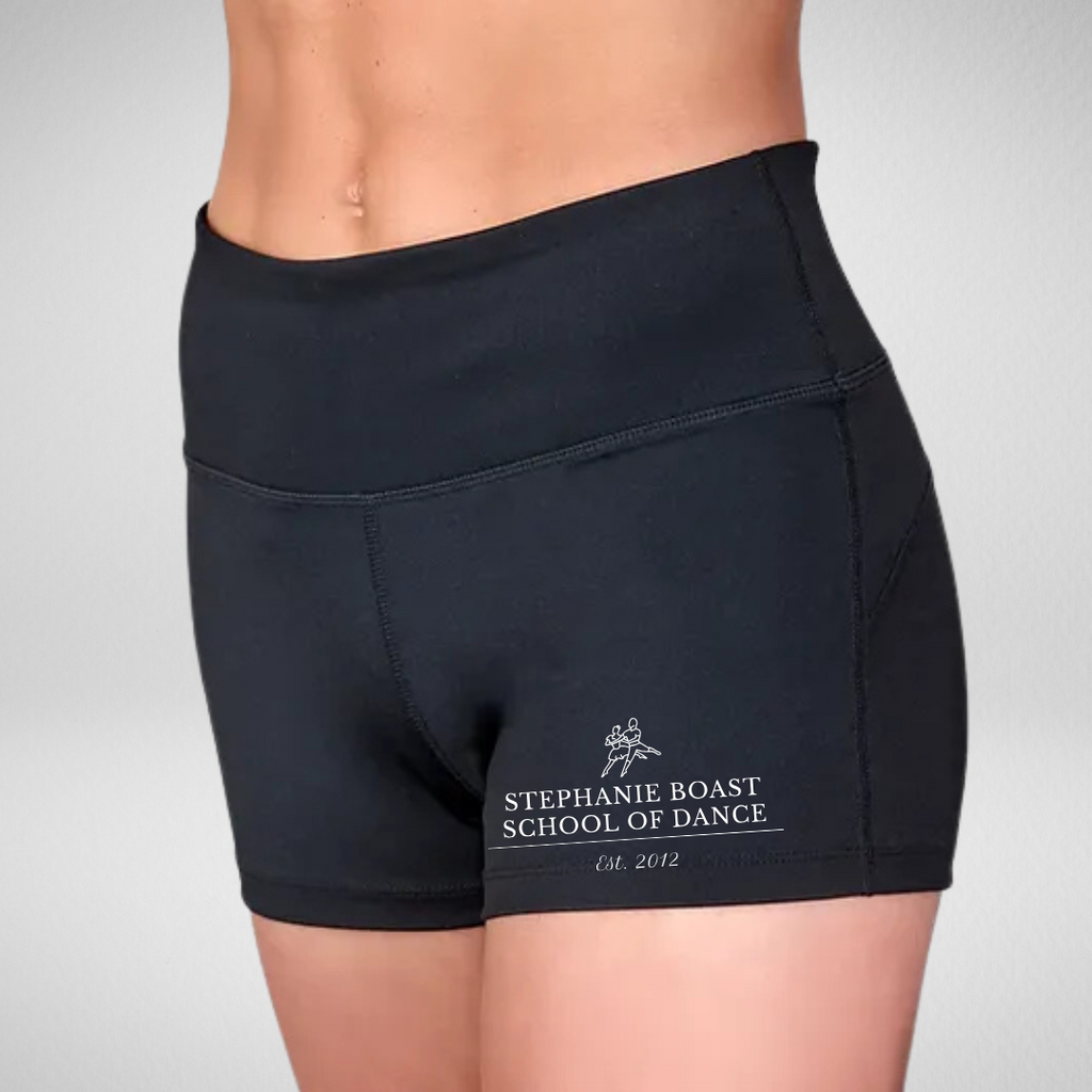 Stephanie Boast School Of Dance High Waisted Dance Shorts