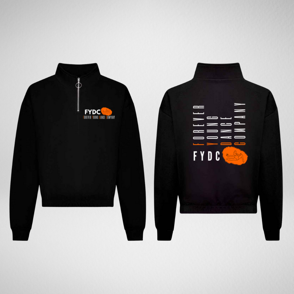 FYDC Cropped 1/4 Zip Sweatshirt