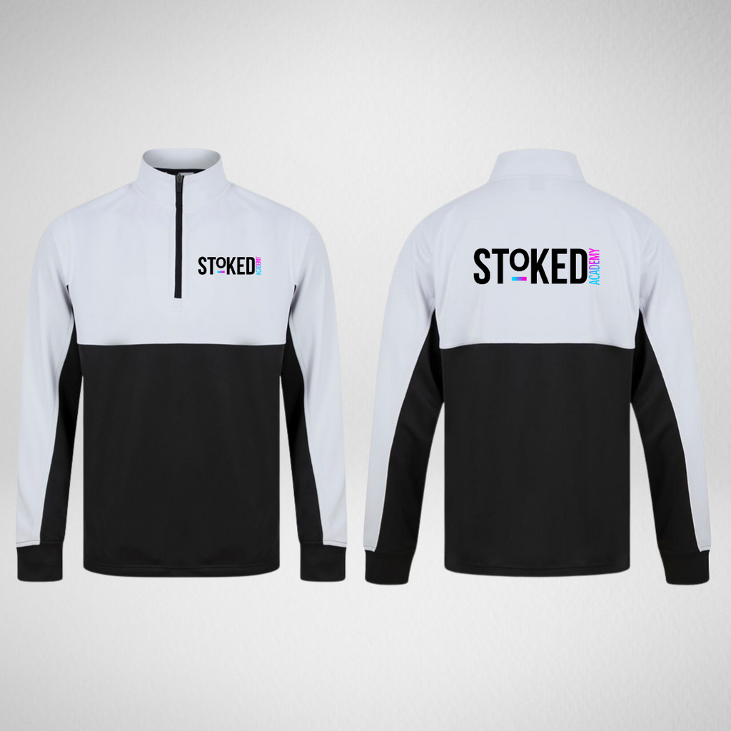 Stoked Academy 1/4 Zip Team Sweatshirt