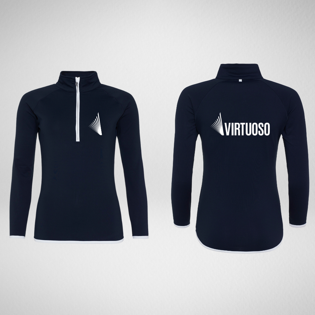 Virtuoso Dance Stretch 1/4 Zip Top