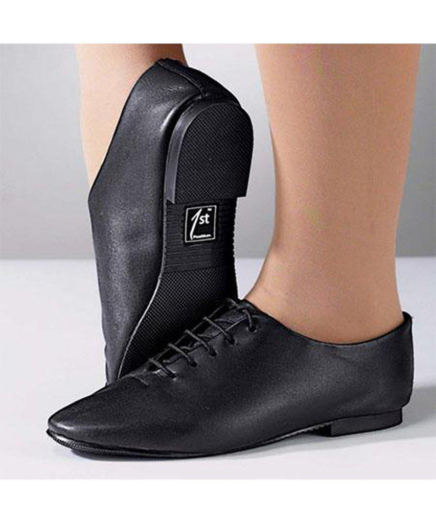 1st Position Laced Jazz shoes-Footwear-Enpoint Dancewear