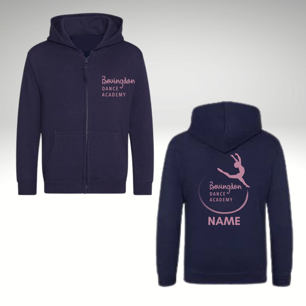 Bovingdon Dance Academy Zipped Glitter Hoodie