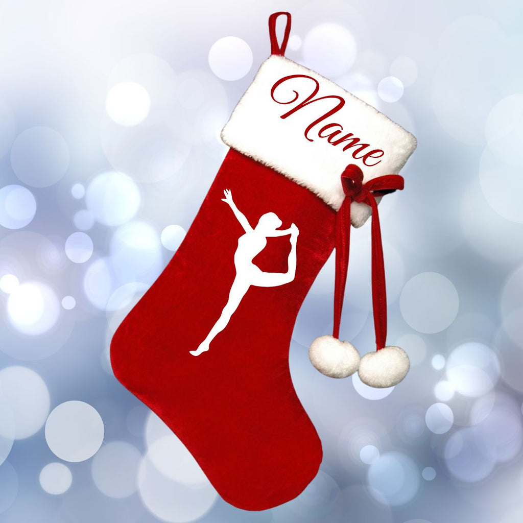 Personalised Luxury Gymnast Stocking