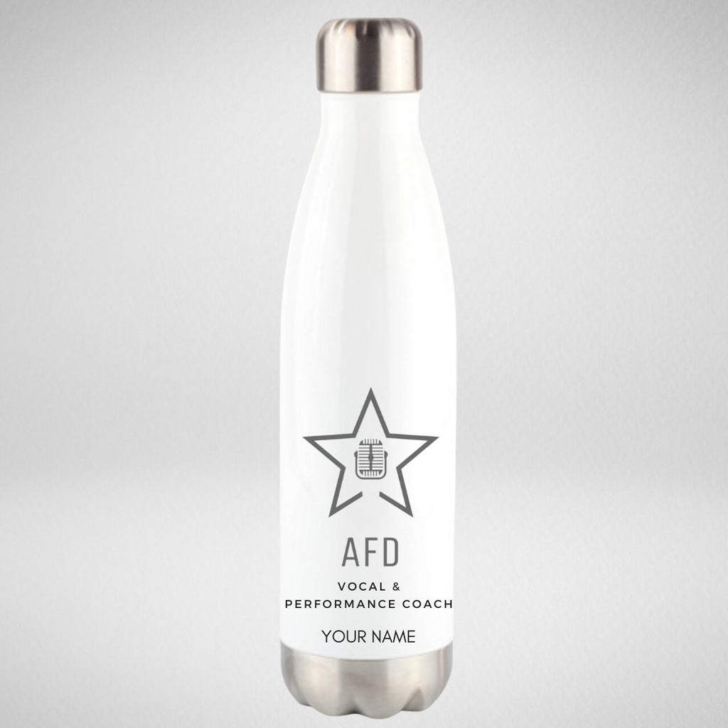 AFD Vocal & Performance Coaching Water Bottle