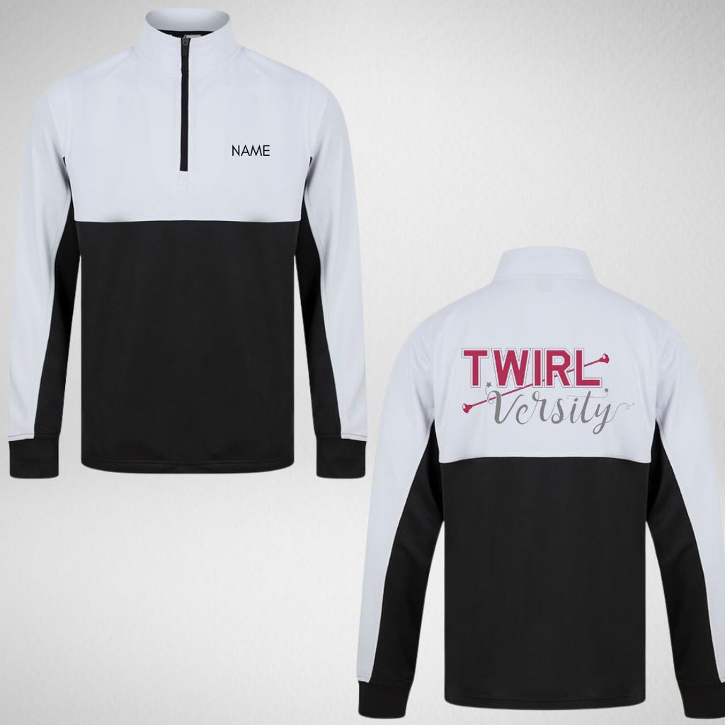 Twirl Versity 1/4 Zip Team Sweatshirt
