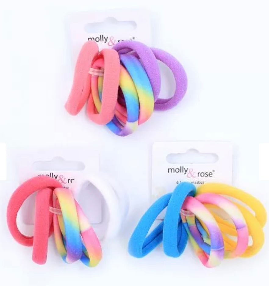 Rainbow Jersey Elastics