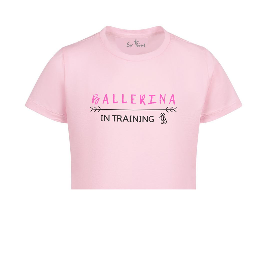 Ballerina In Training Cropped T-shirt