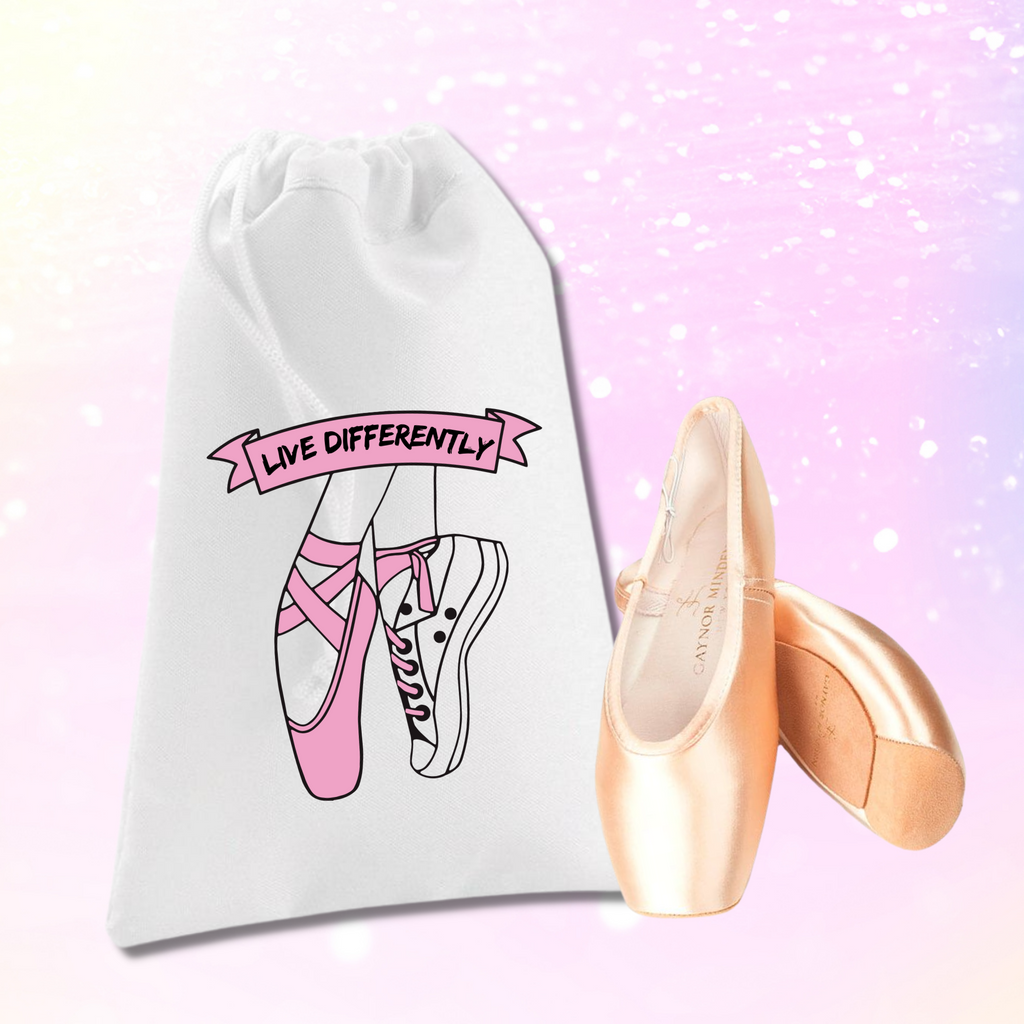 Live Differently Pointe Shoe Bag