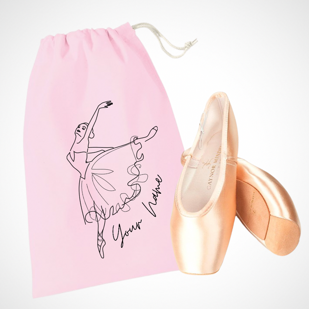 Personalised Dancer Pointe Shoe Bag Clic Clothing