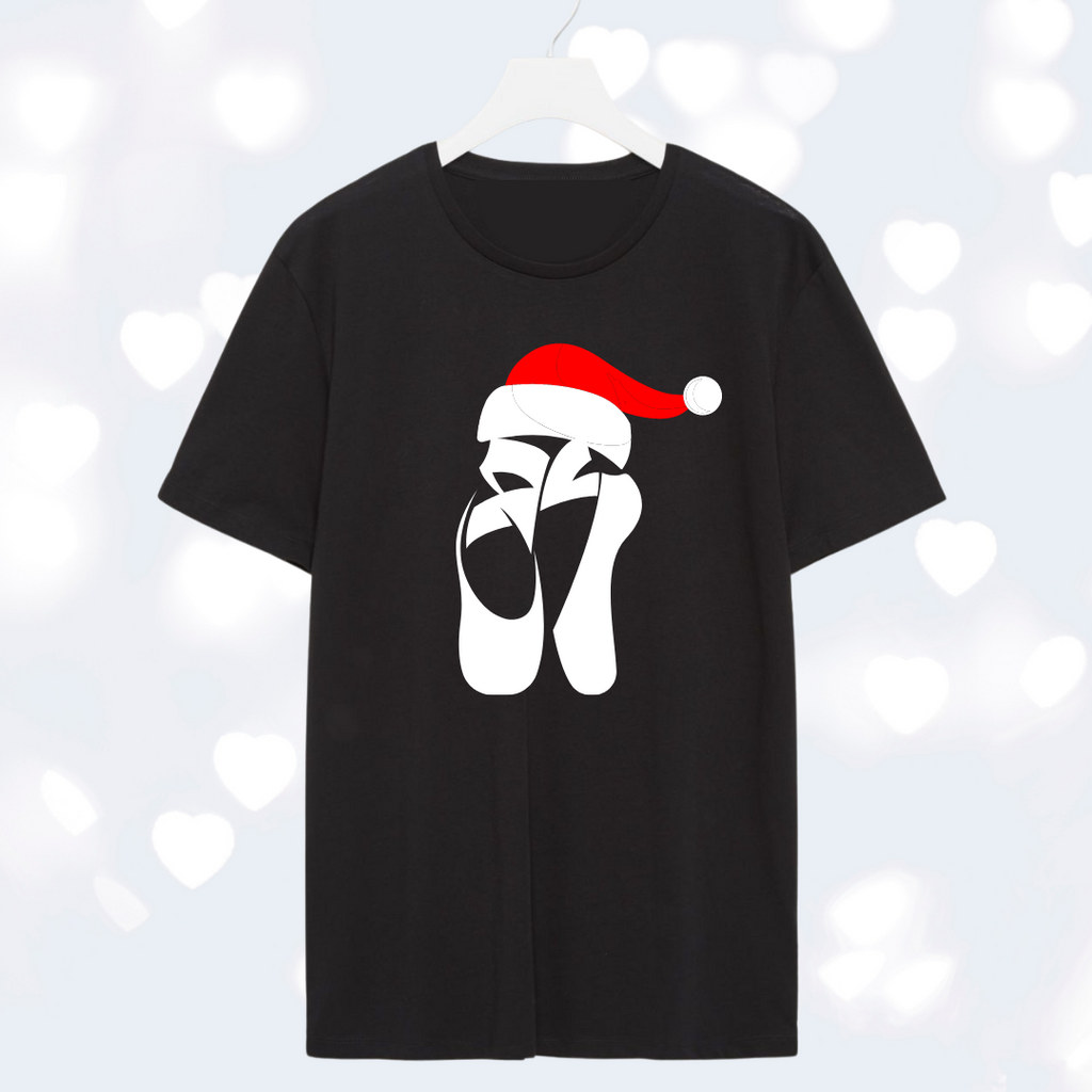 Novelty Christmas Pointe Shoe T-Shirt
