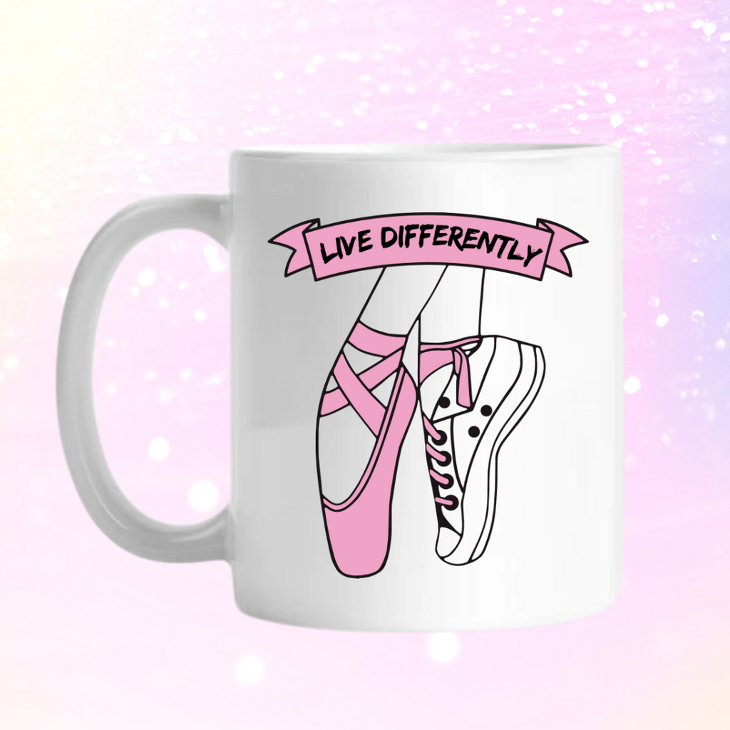 Personalised Live Differently Mug