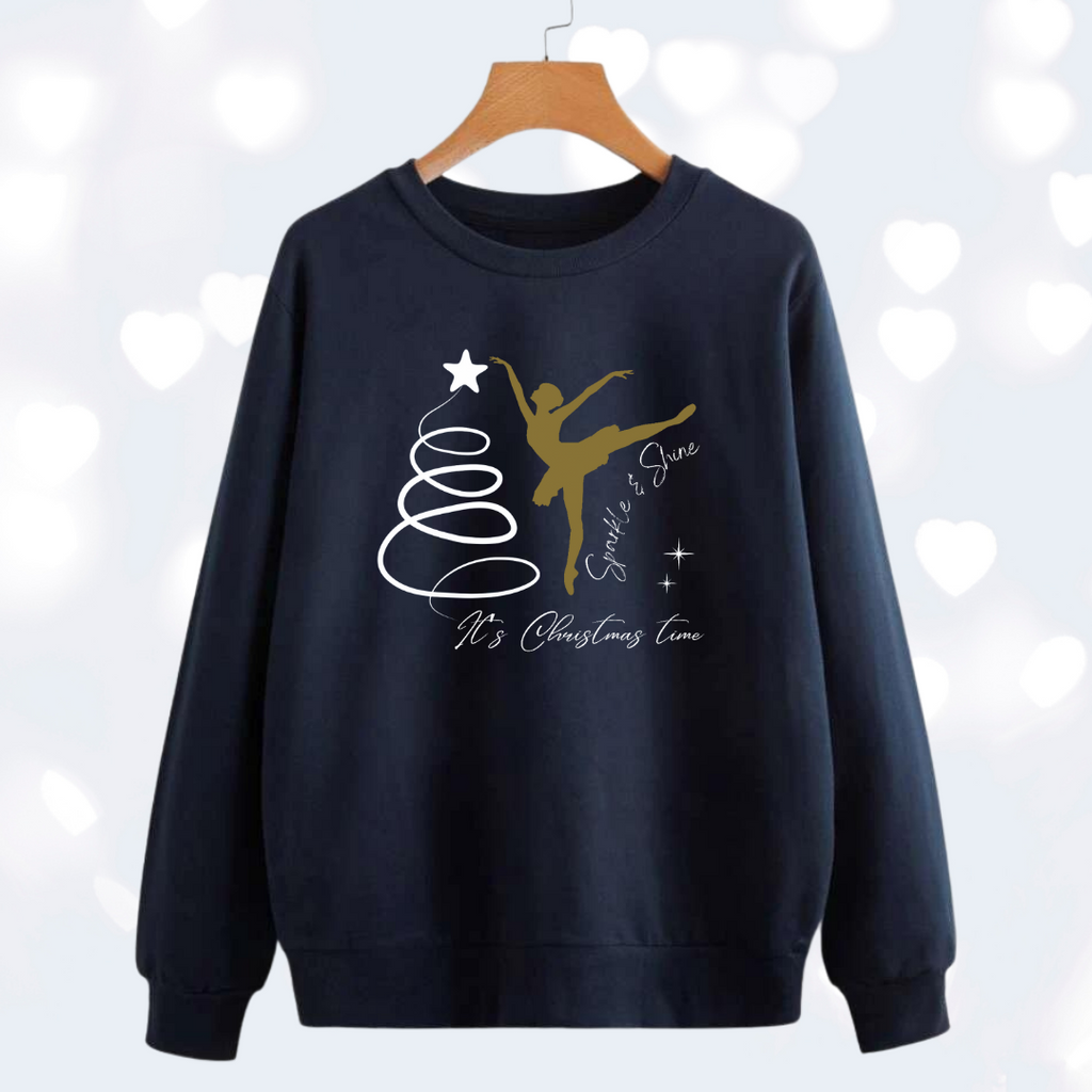 Sparkle & Shine Dancer Christmas Sweatshirt