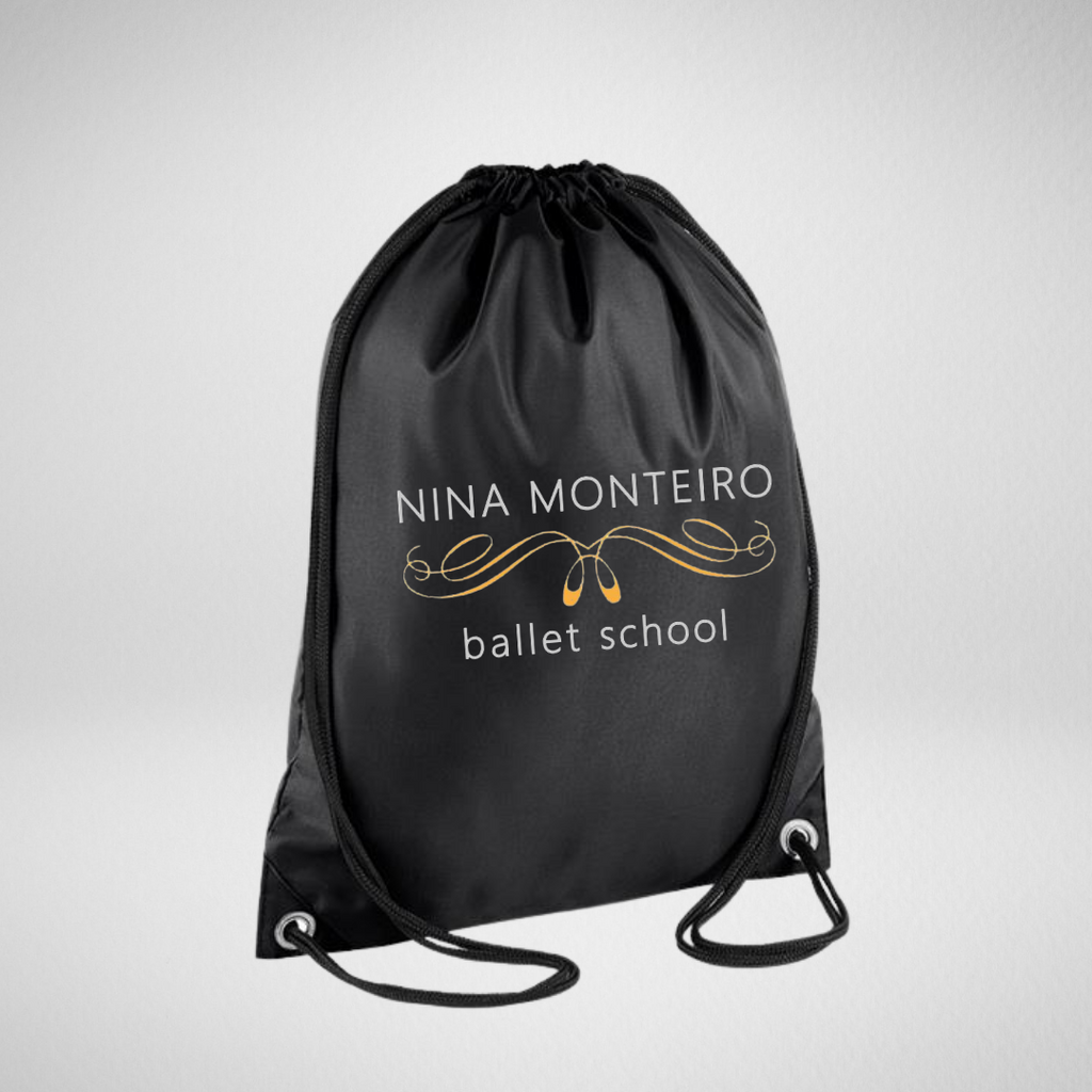 Nina Monteiro Ballet School Drawstring Bag