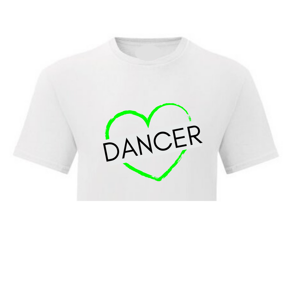 Electric Heart Cropped T-shirt