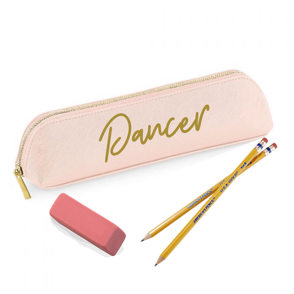 Leather Look Dancer Pencil Case