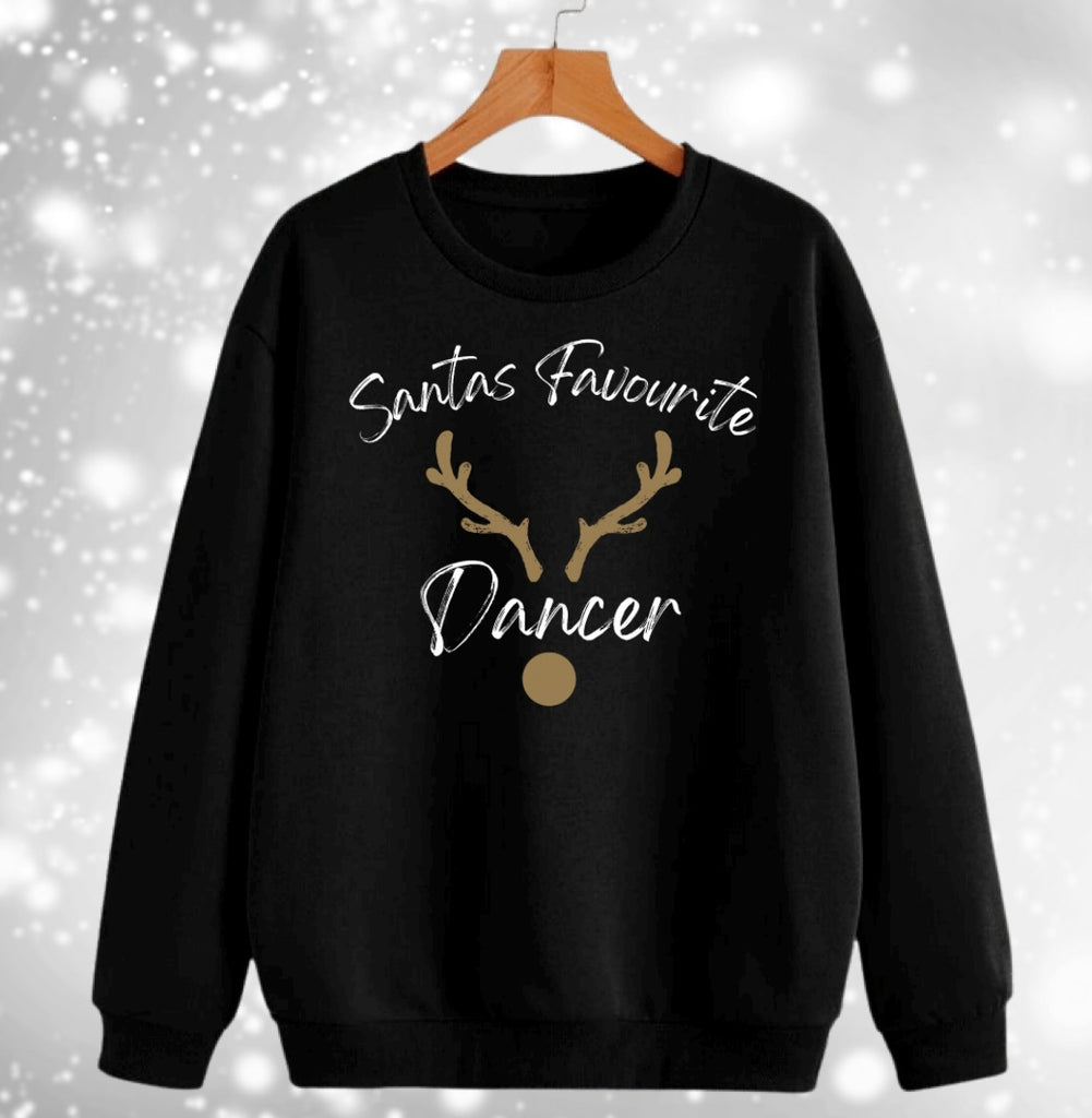 Santas Favourite Dancer Sweatshirt